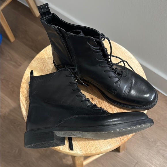 Sam Edelman Leather combat boots - Picture 2 of 3